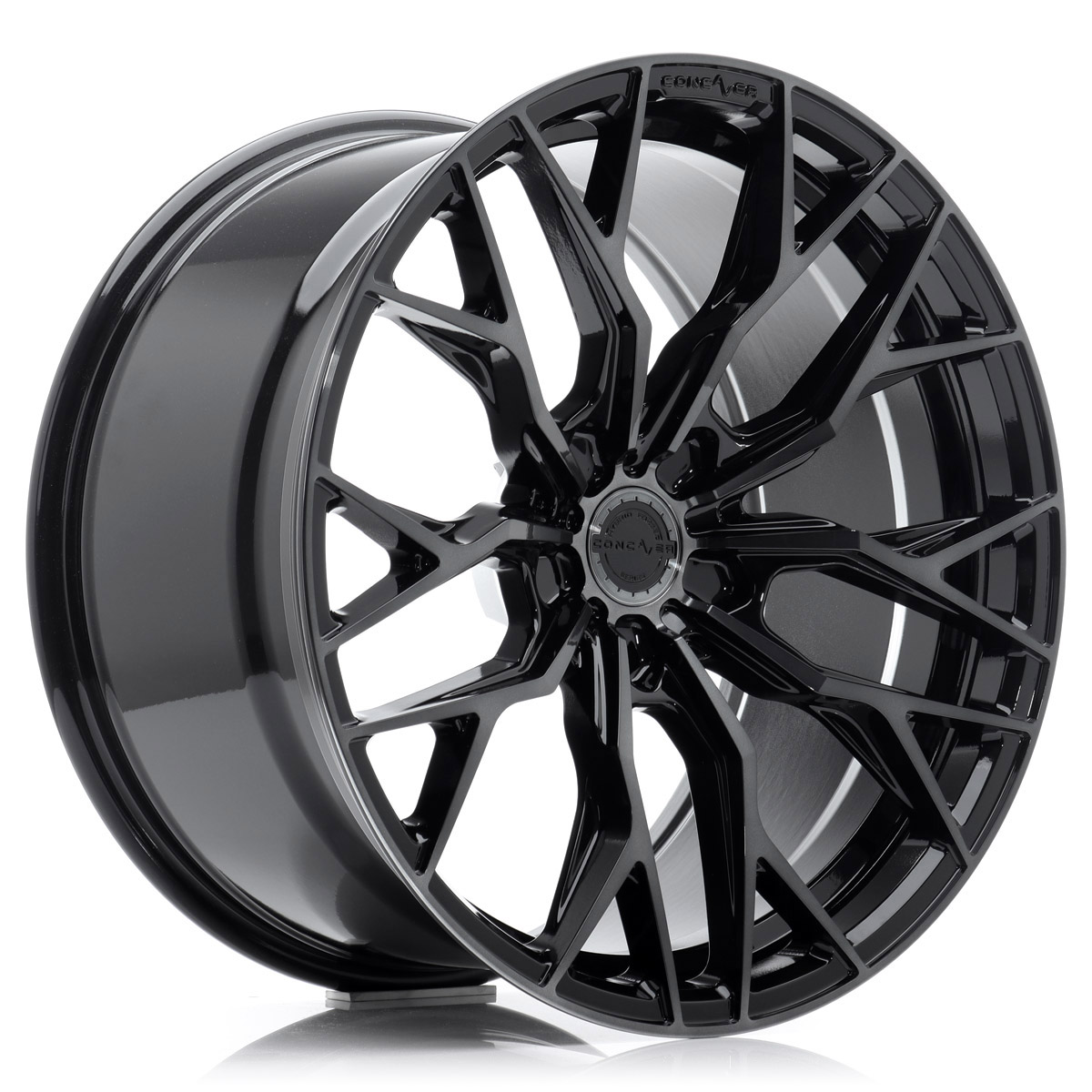 Concaver CVR1 21" Staggered - Double Tinted Black - Taycan