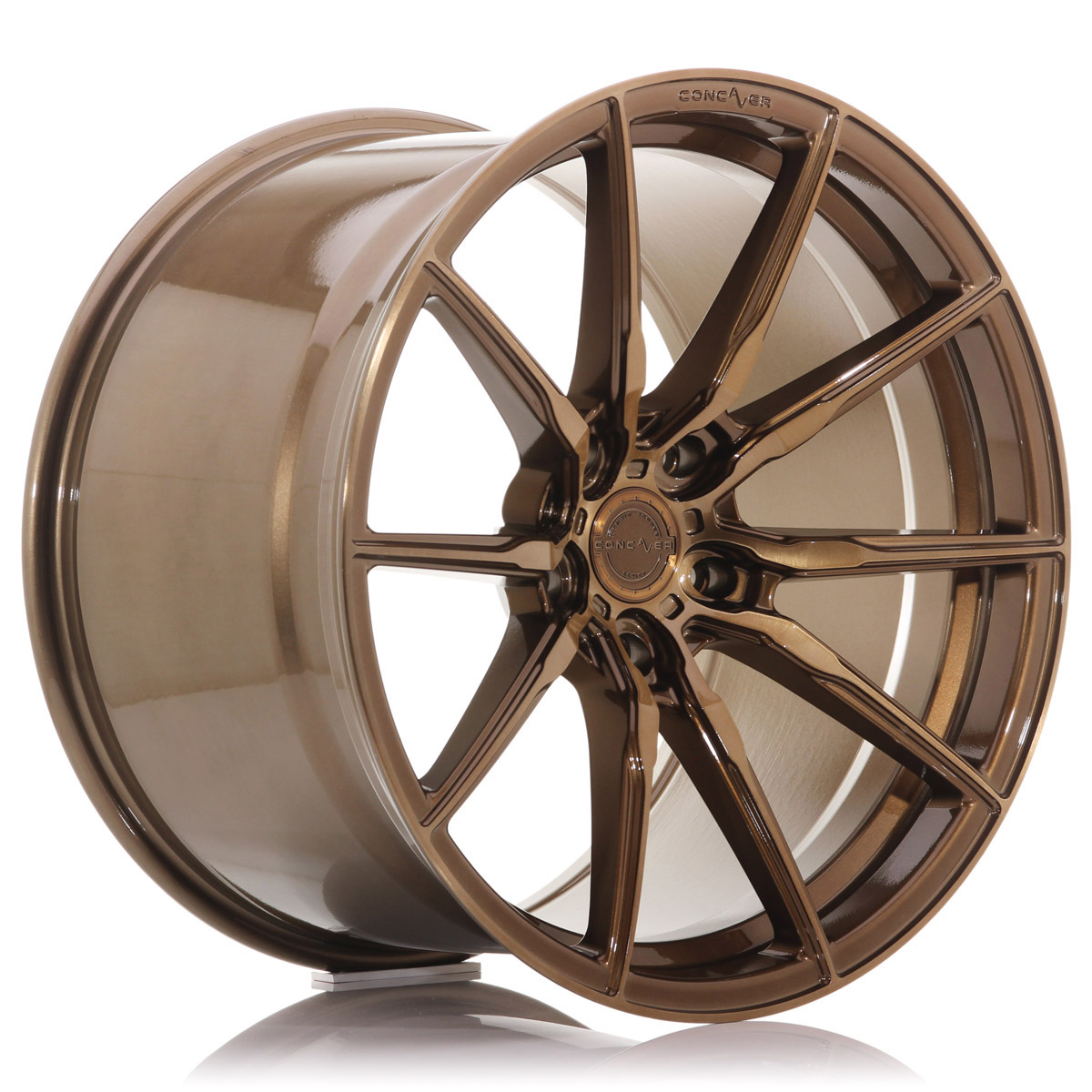 Concaver CVR4 21" Staggered - Brushed Bronze - Taycan