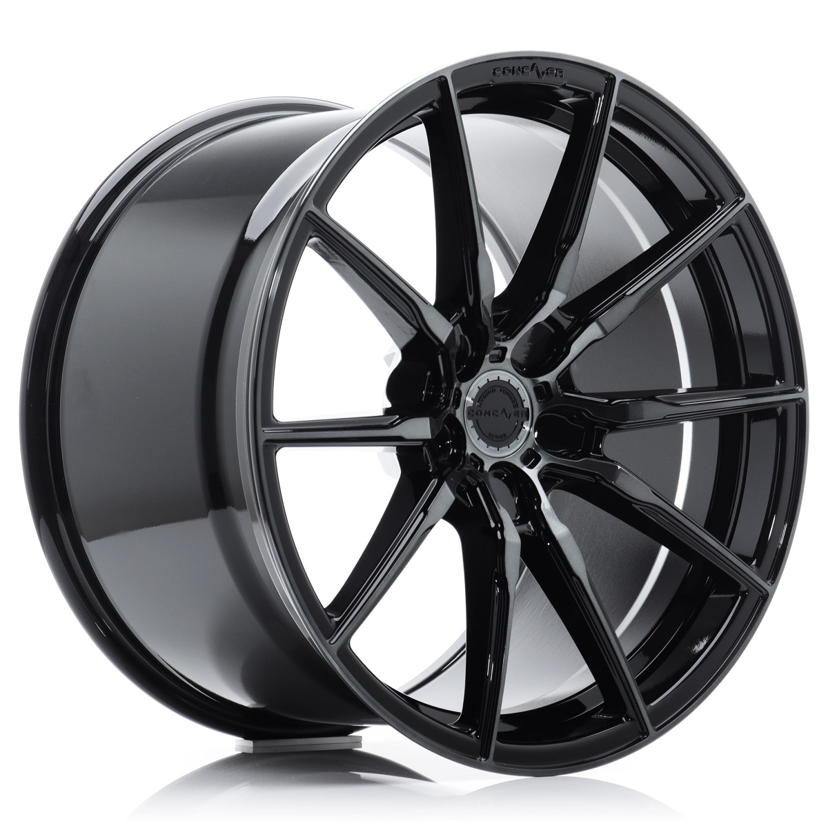 Concaver CVR4 21" Staggered - Double Tinted Black - Taycan