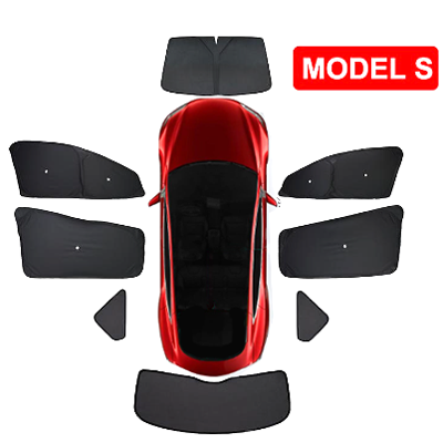 Insynsskydd / solskydd - 8 delar - Model S