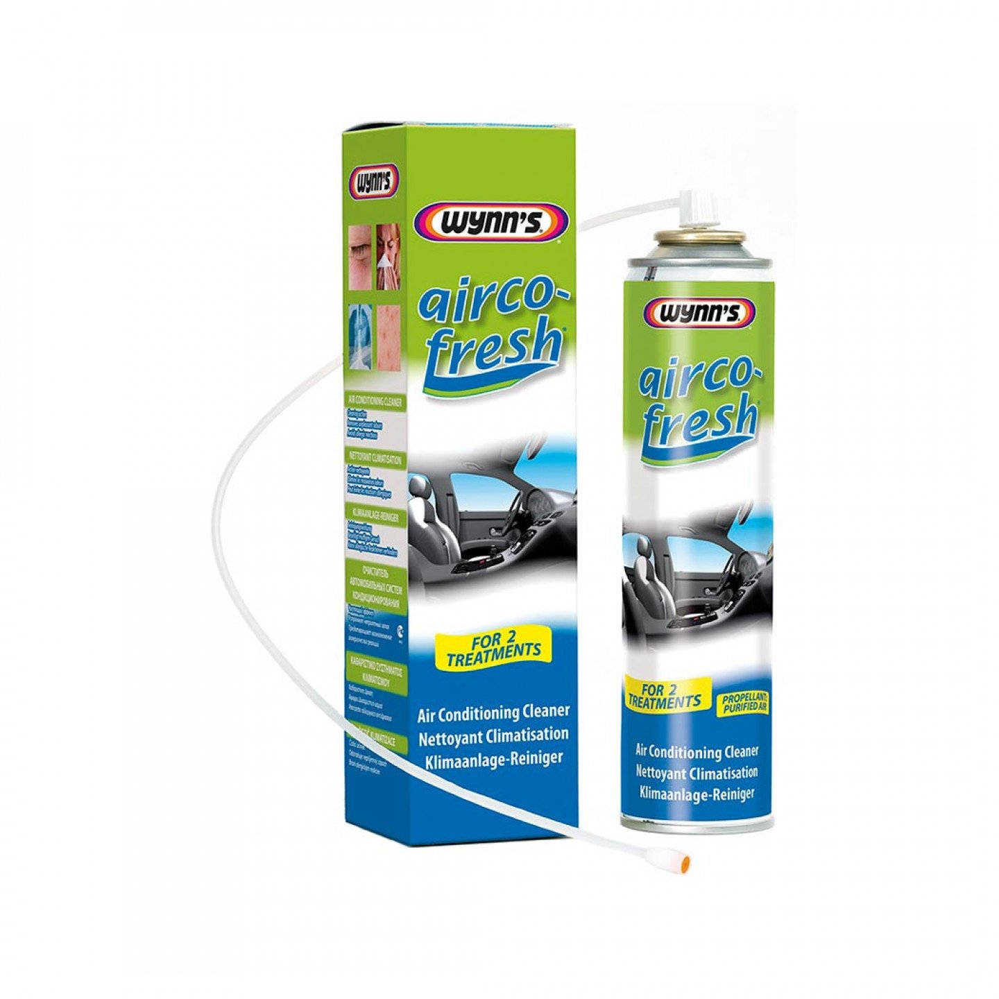 WYNN'S Airco-Fresh - Rengringsmedel, klimatanlggning - 250ml